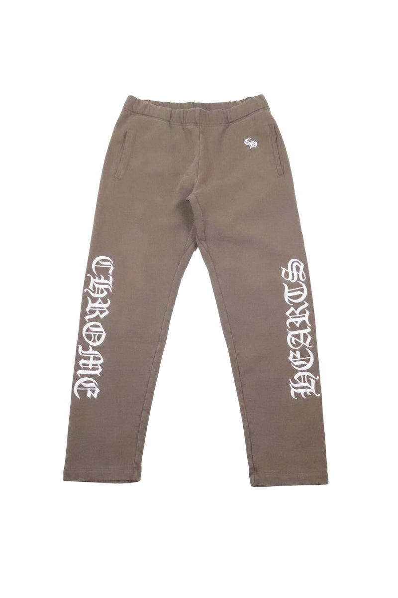 Slo Ride Brown Embroidered Sweatpants