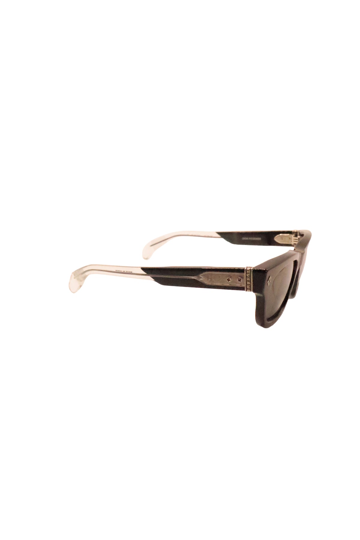 Dick Fitzener Grey Black Transparent Sun Glasses