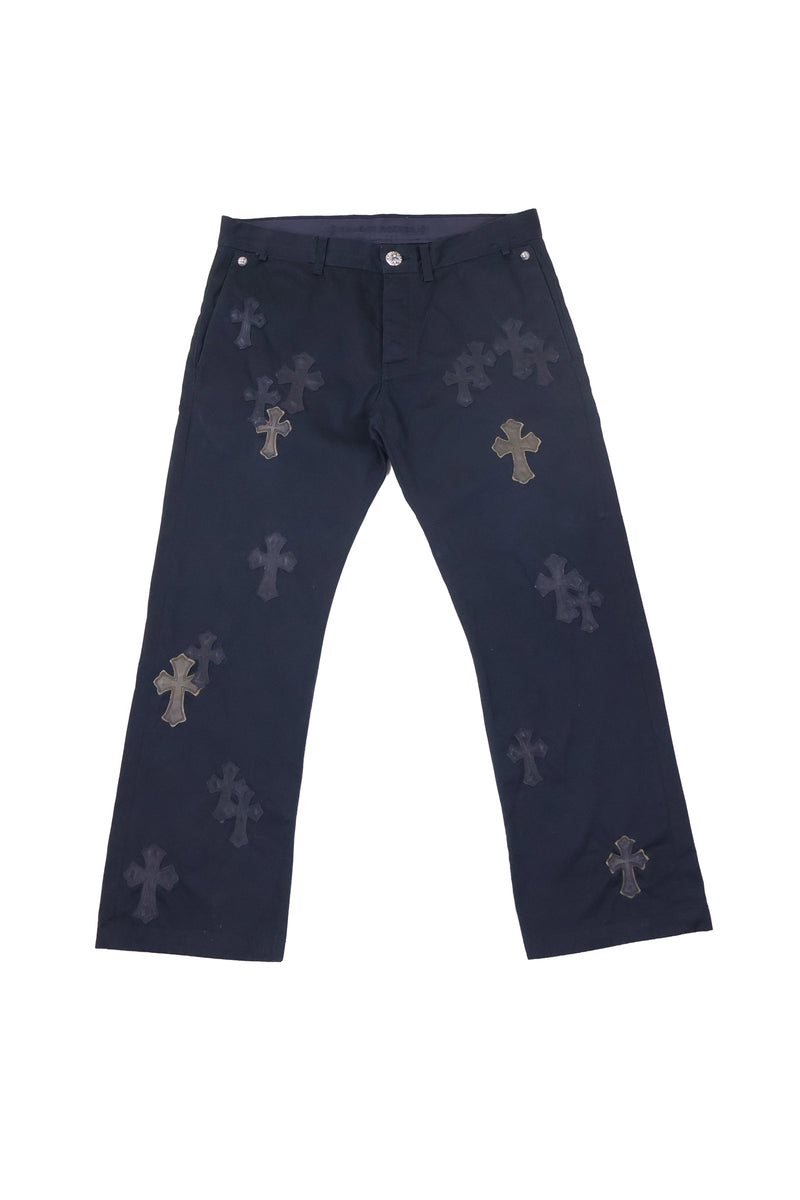 Chrome Hearts Black Camo Cross Patch Chino Jeans