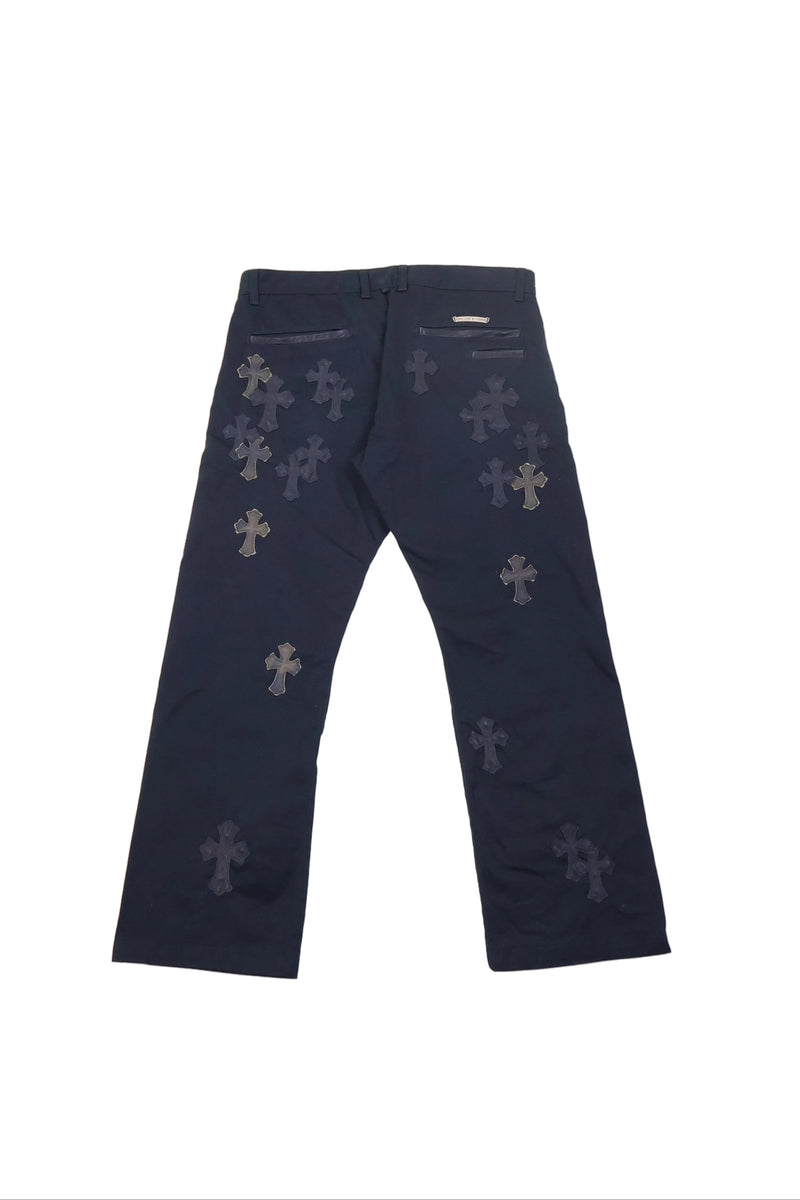 Chrome Hearts Black Camo Cross Patch Chino Jeans