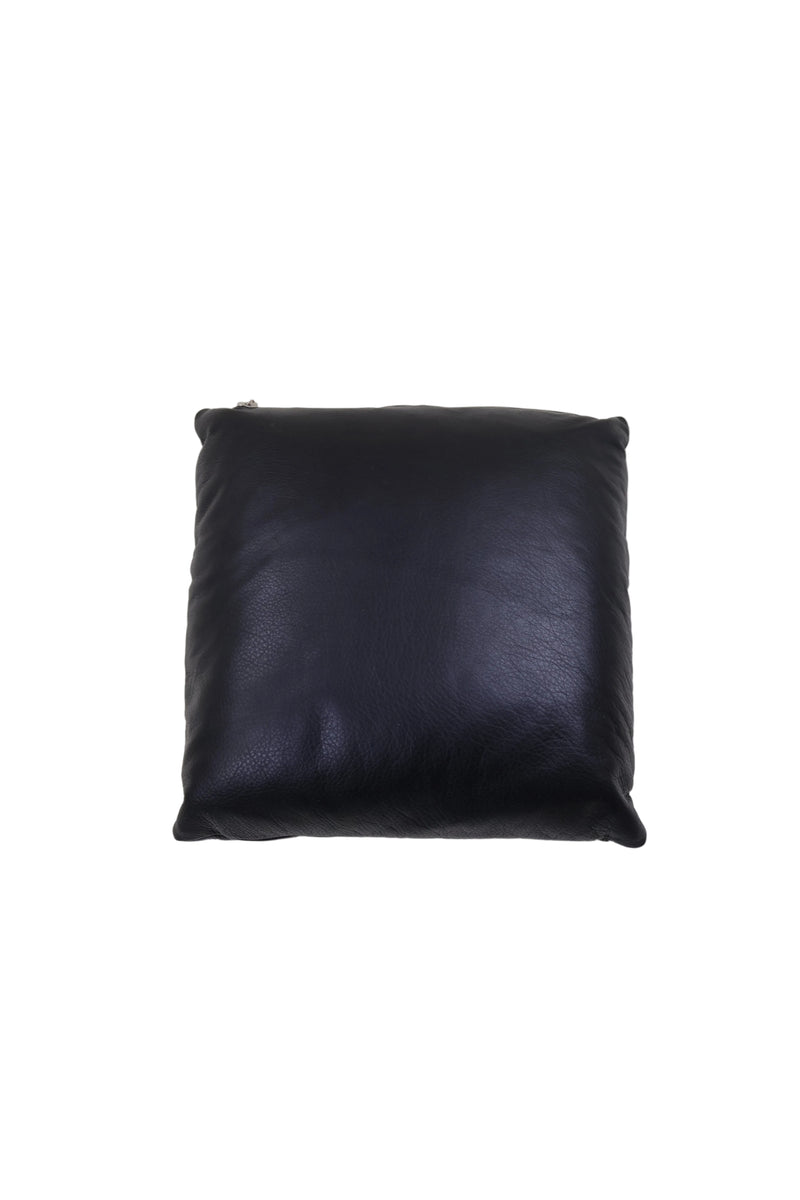 Flooded 16 Cross Patch Leather Pillow