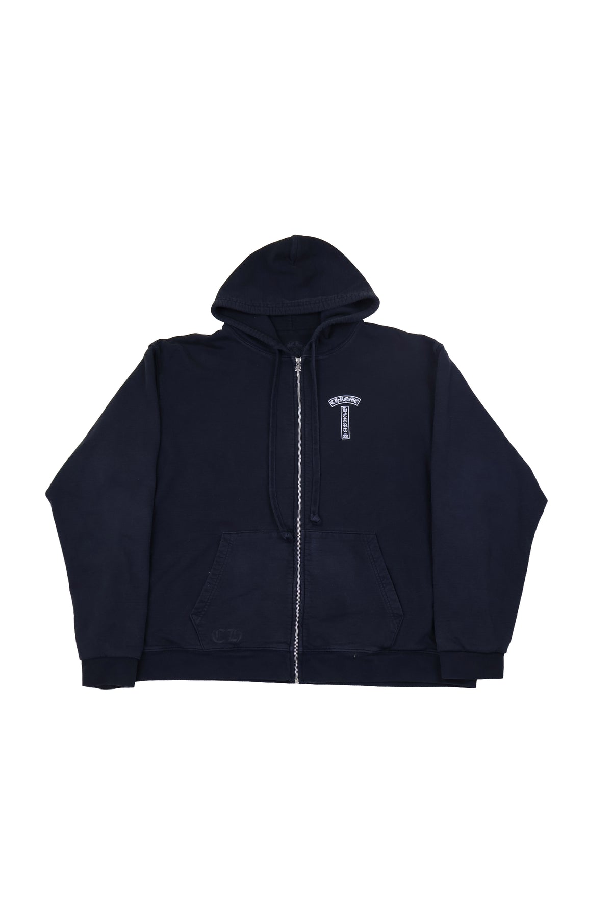 T Bar Scroll Logo USA Zip Up Hoodie