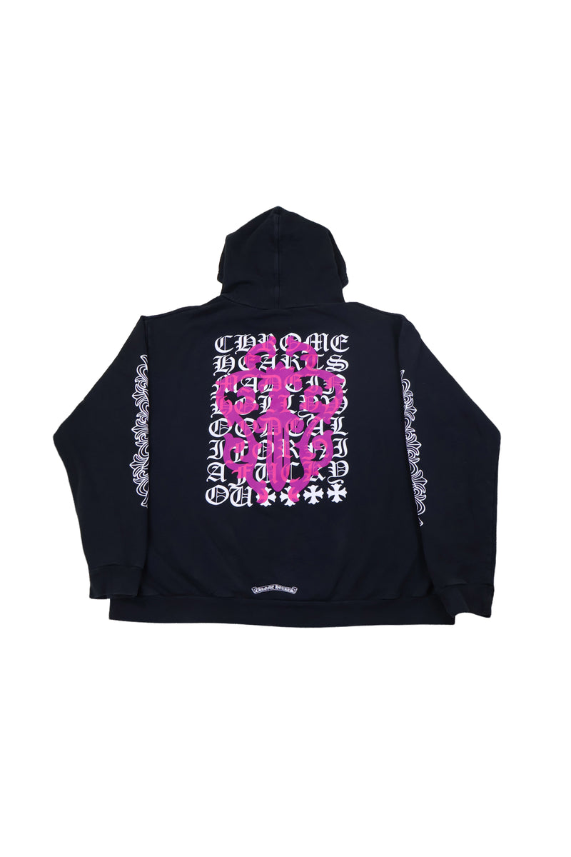 Eye Chart Dagger Zip Up Hoodie