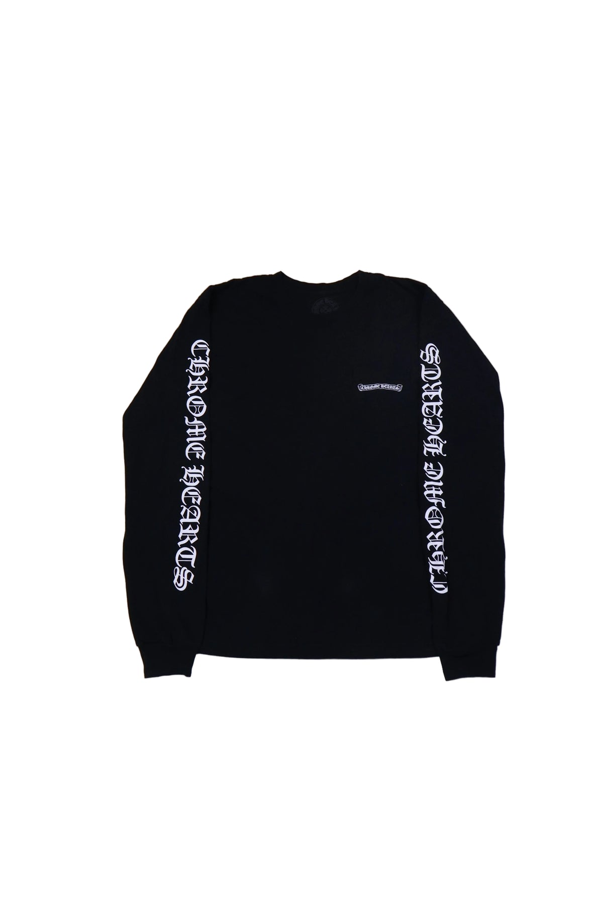 Scroll Logo Fuck You Black Long Sleeve T Shirt