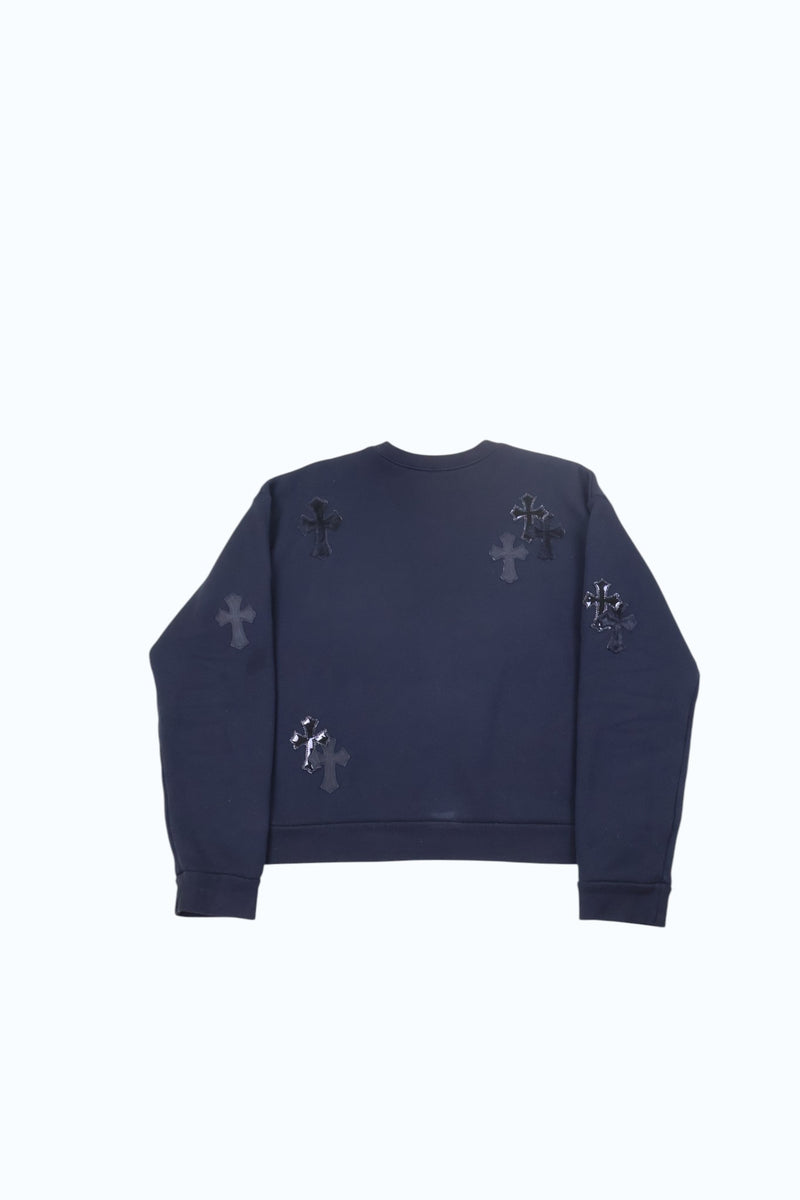 Paper Jam Multi Cross Patch Crewneck