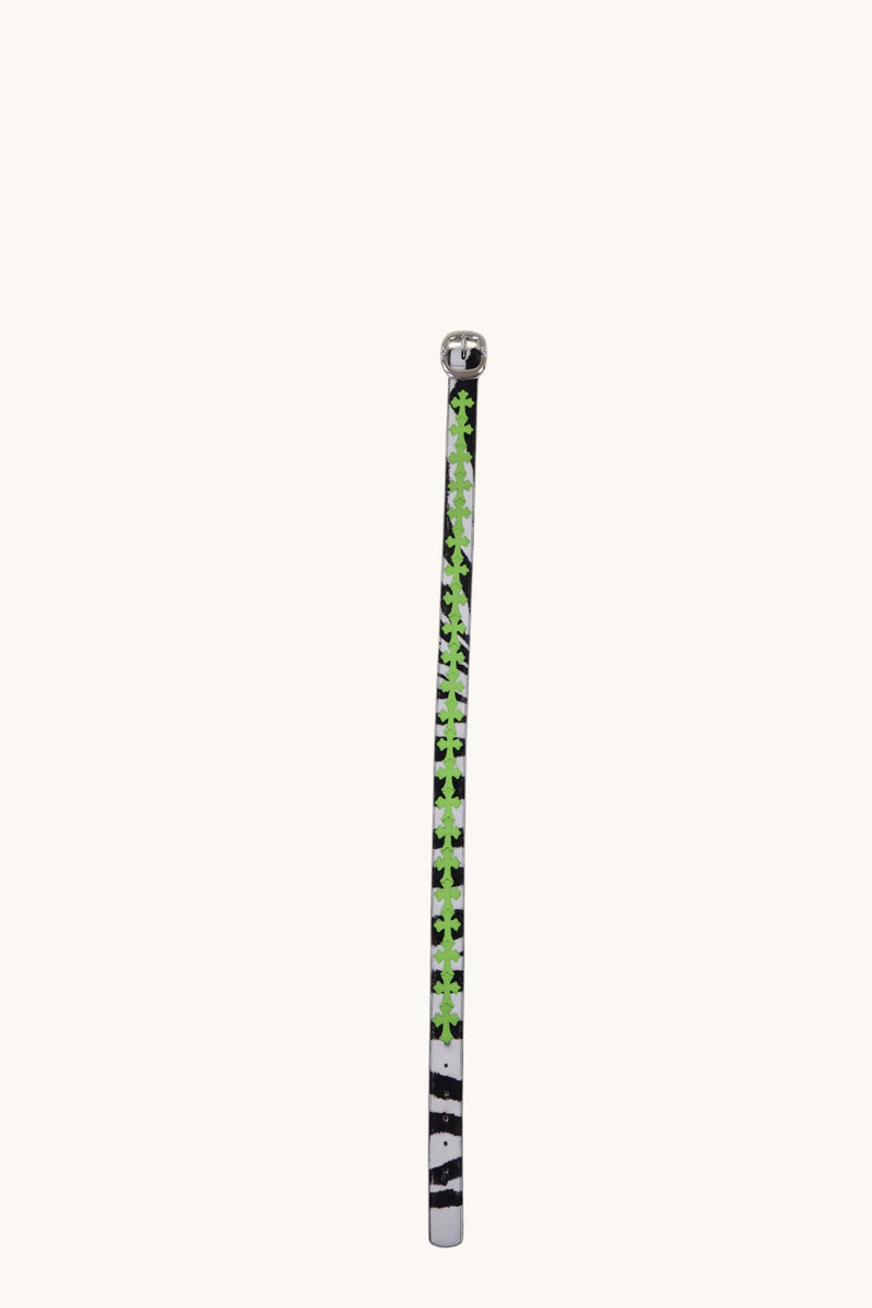 Green Cross Patch Zebra Gunslinger Belt