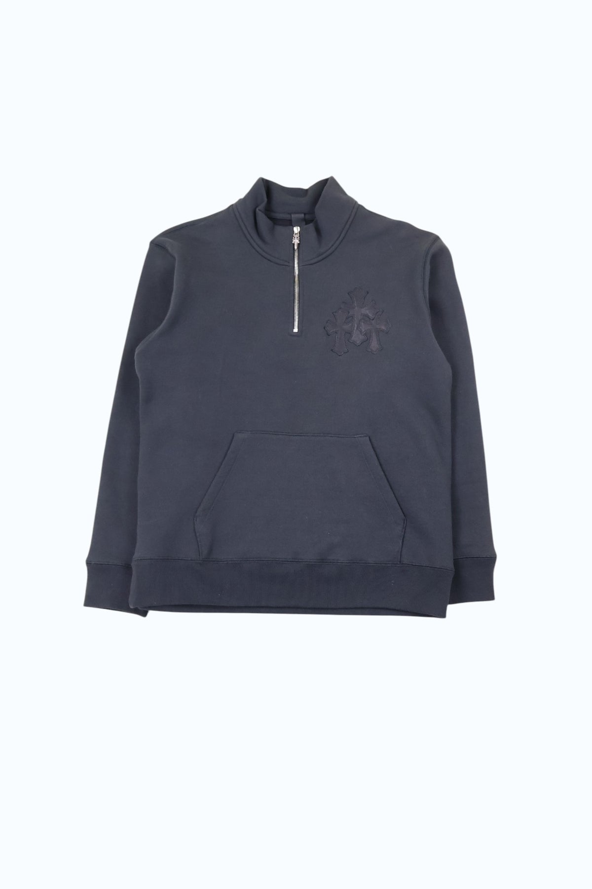 Paper Jam Patch Quarterzip Black
