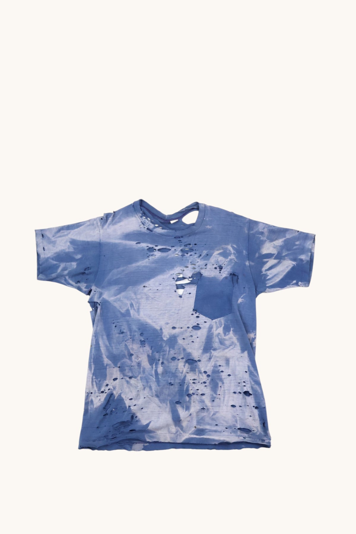 Thrashed Faded Blank T Shirt
