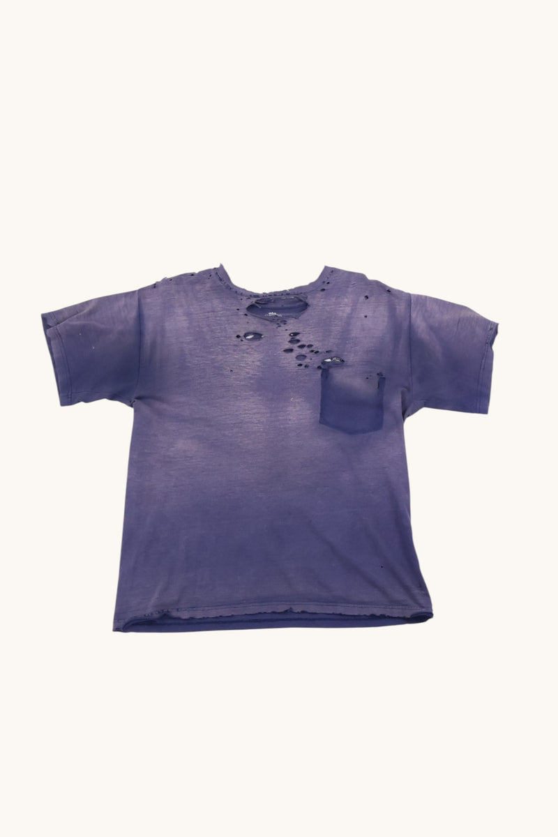 Thrashed Faded Blank T Shirt