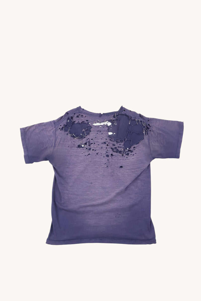 Thrashed Faded Blank T Shirt