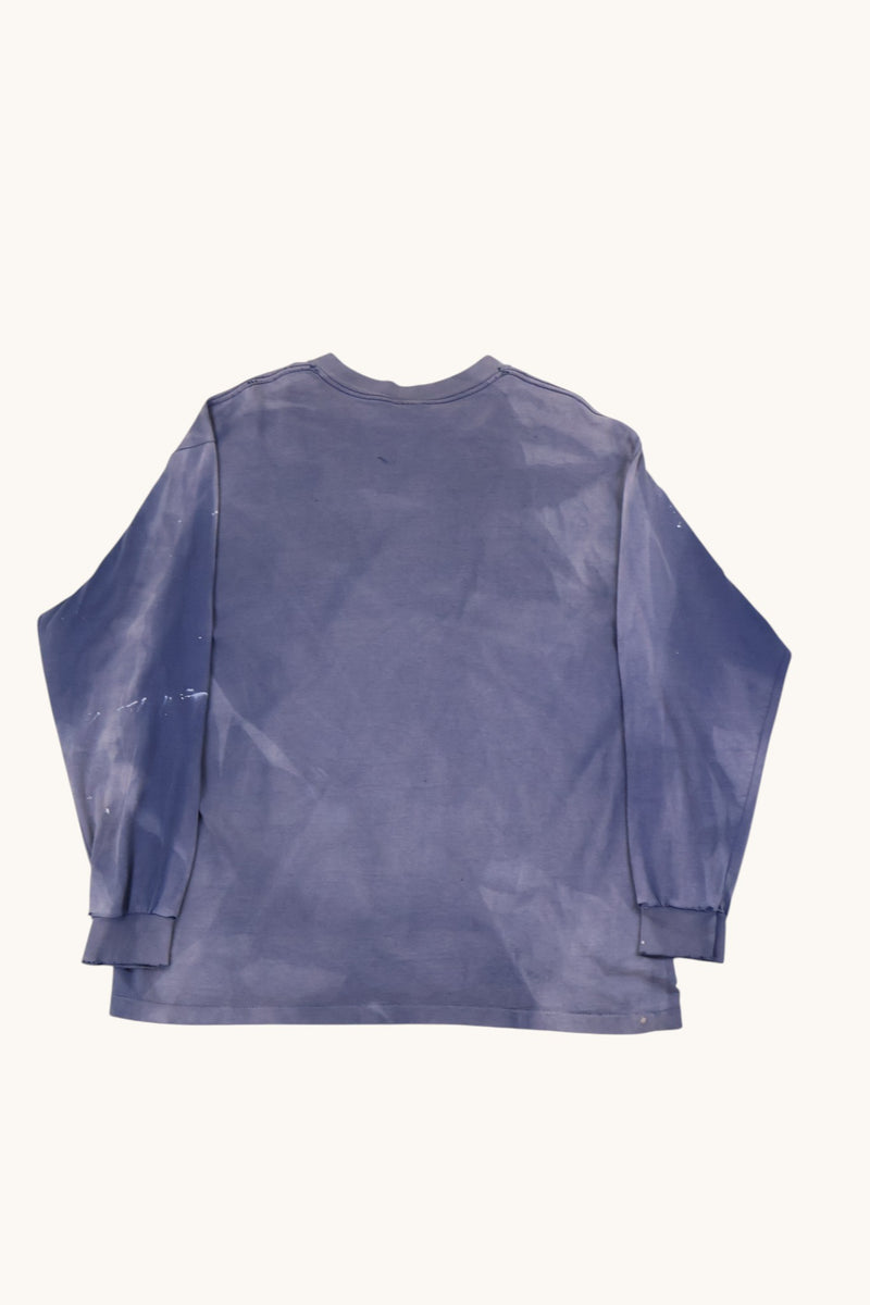 Faded Blank Long sleeve T Shirt