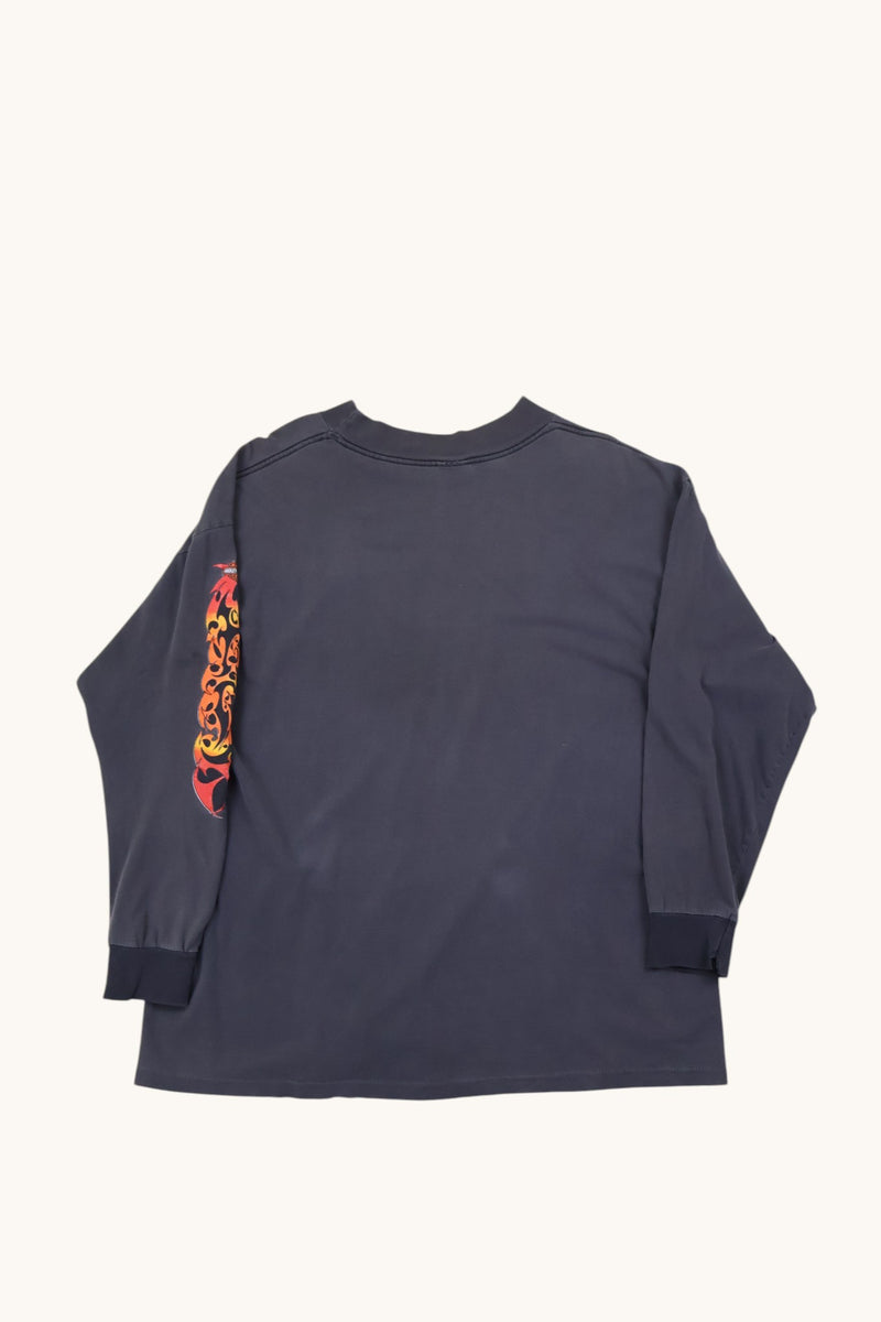 90s Harley Davidson Flame Long sleeve t shirt