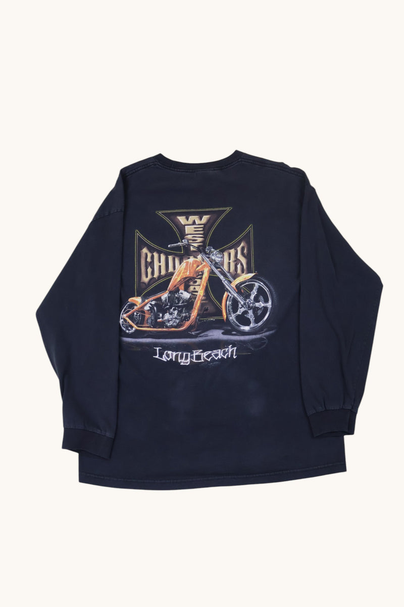 West Coach Choppers Long Beach Long sleeve t shirt