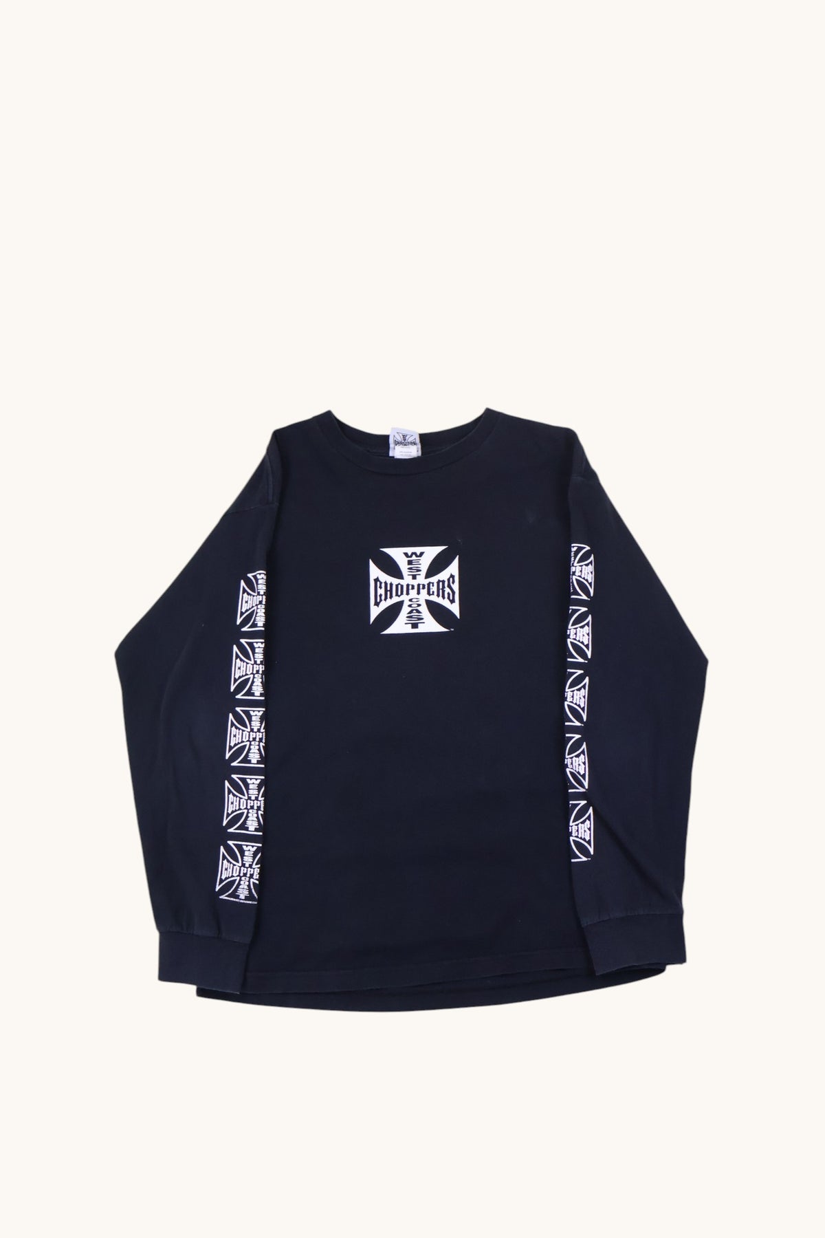 West Coast Chopper Black Logo Longsleeve t shirt