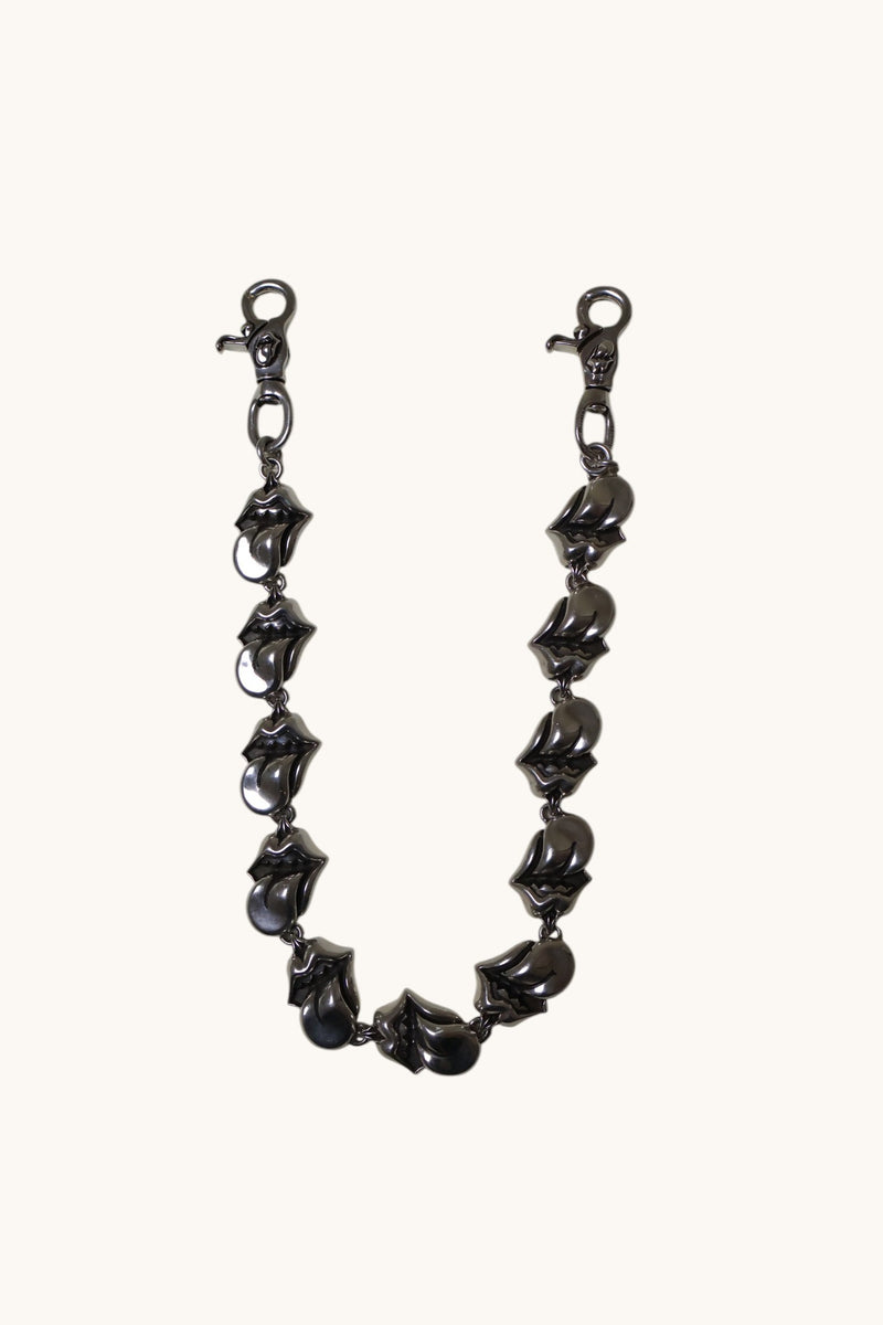 Rolling Stones Lip Wallet Chain