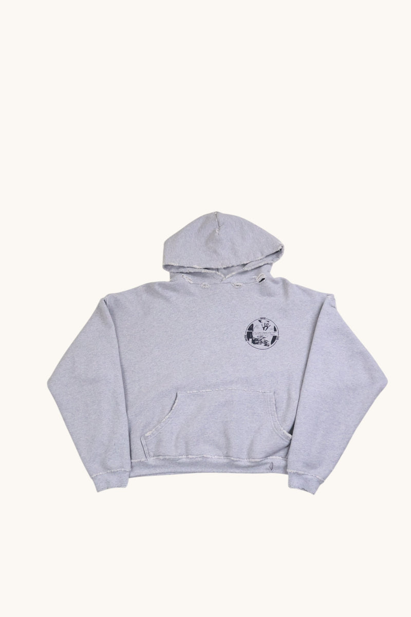 ERD Special Swiss Toys Grey Distressed Hoodie