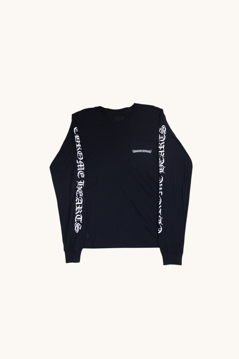 Scroll Logo Longsleeve T Shirt