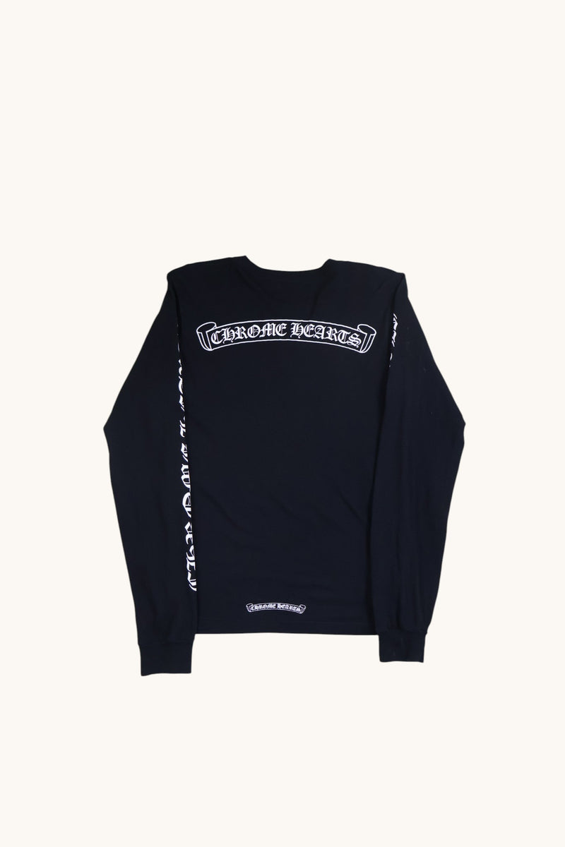 Scroll Logo Longsleeve T Shirt