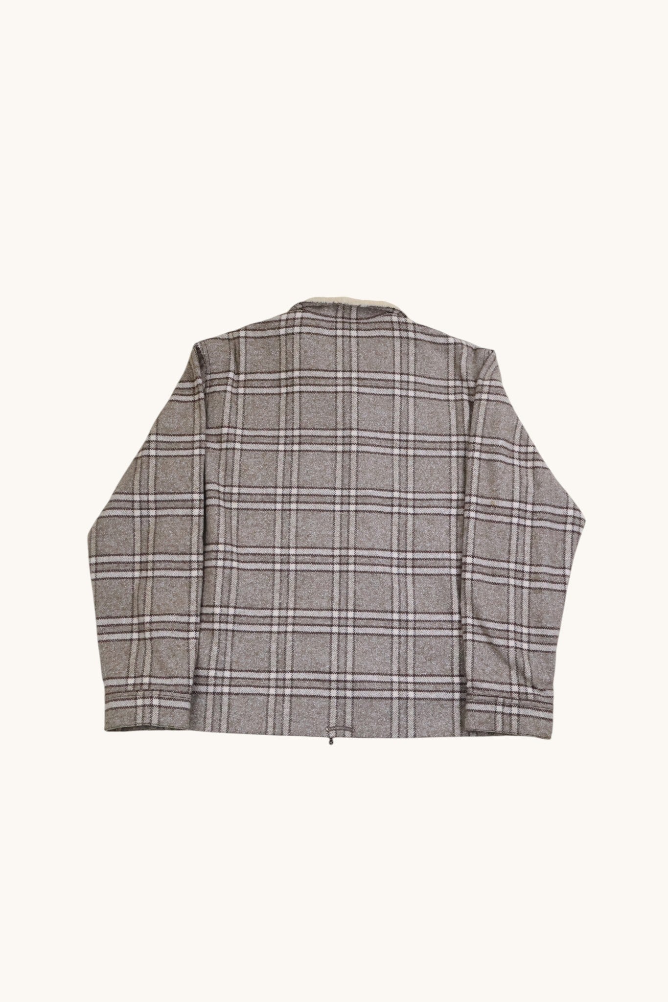Chrome Hearts – Shearling Collar Zip Up FLannel Jacket | Supply