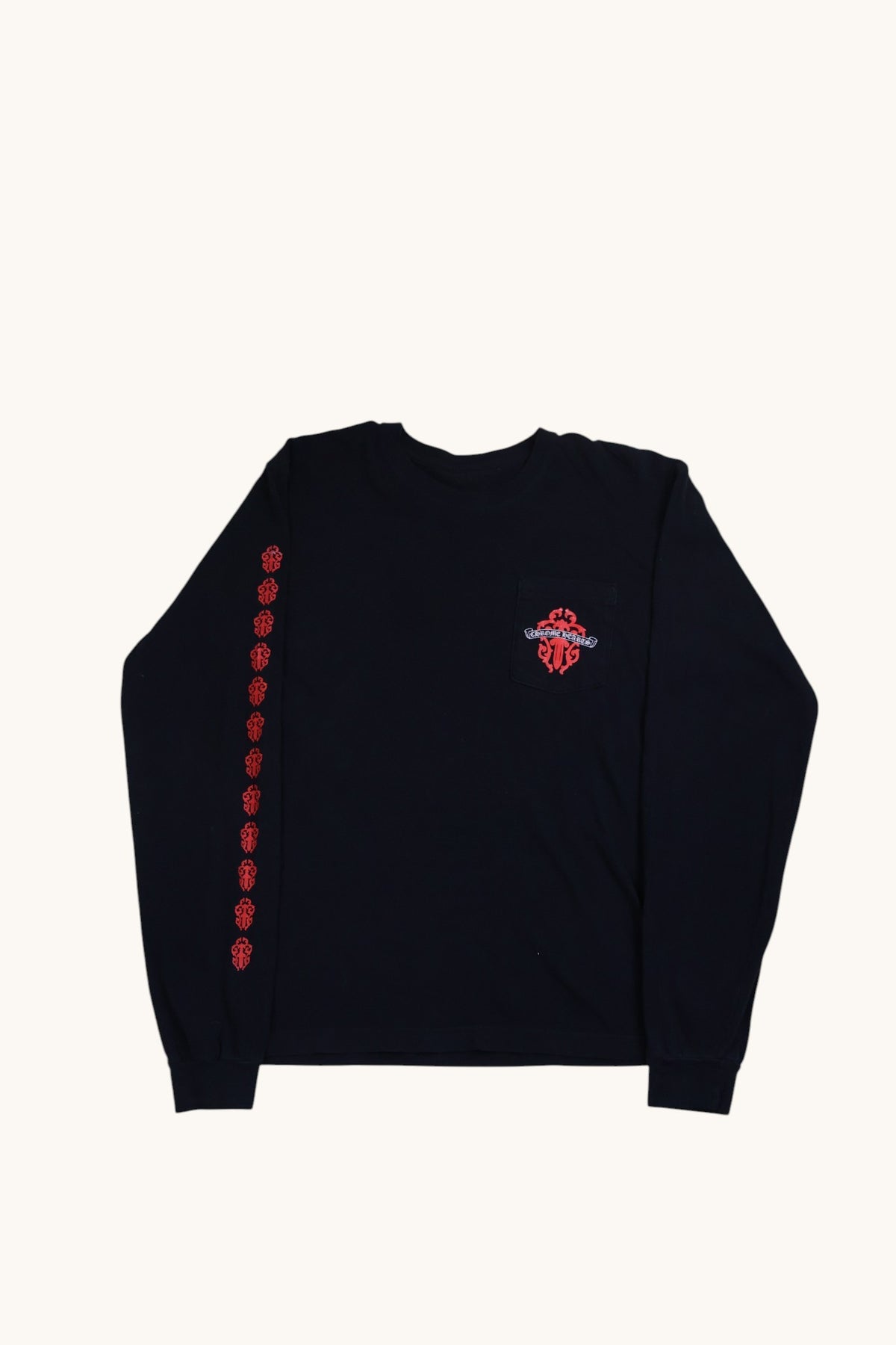 Dagger Red Long sleeve t shirt