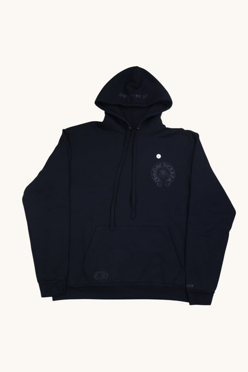 Cannes Exclusive Black Fleur Horseshoe Hoodie