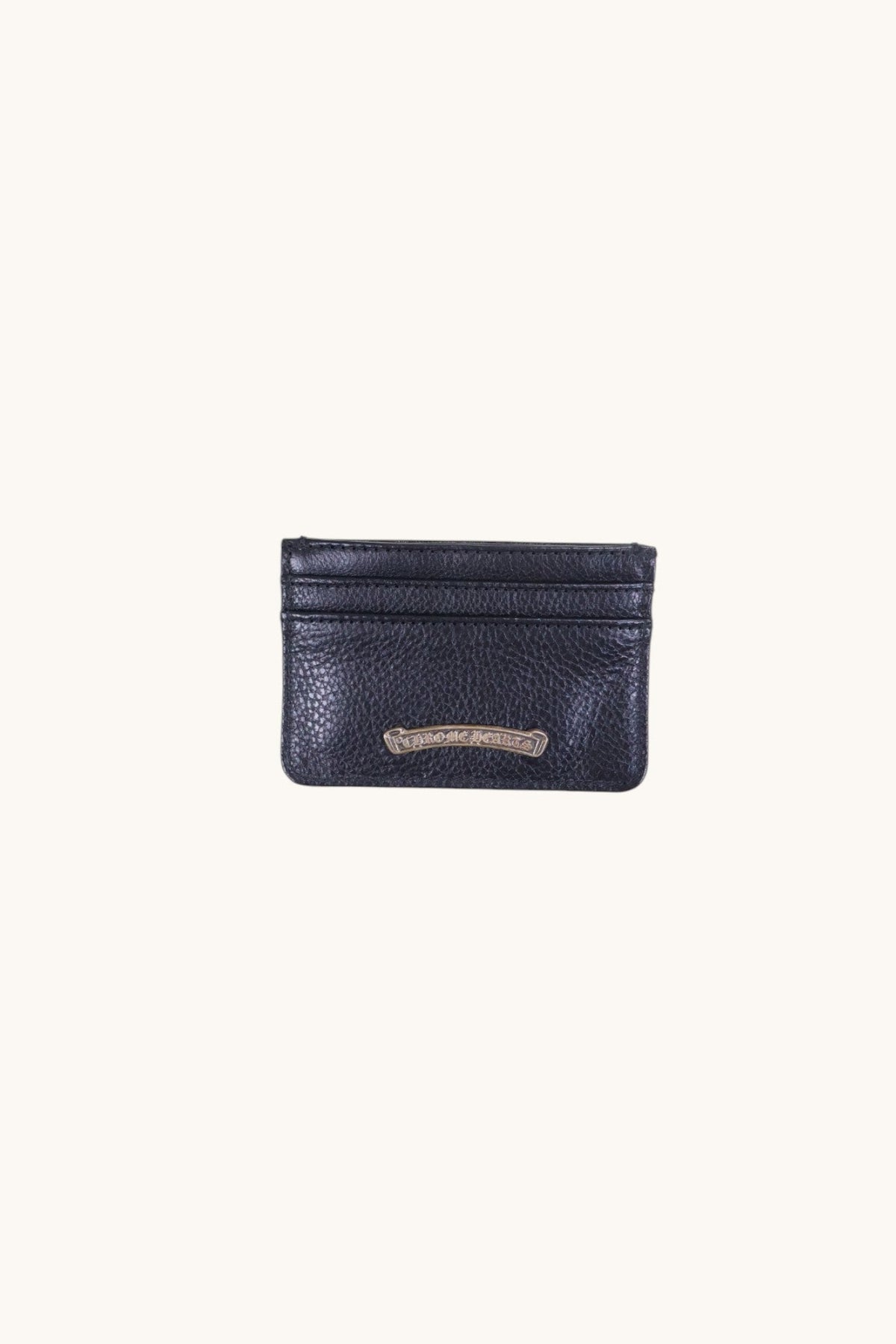 Leather Scroll Card Holder
