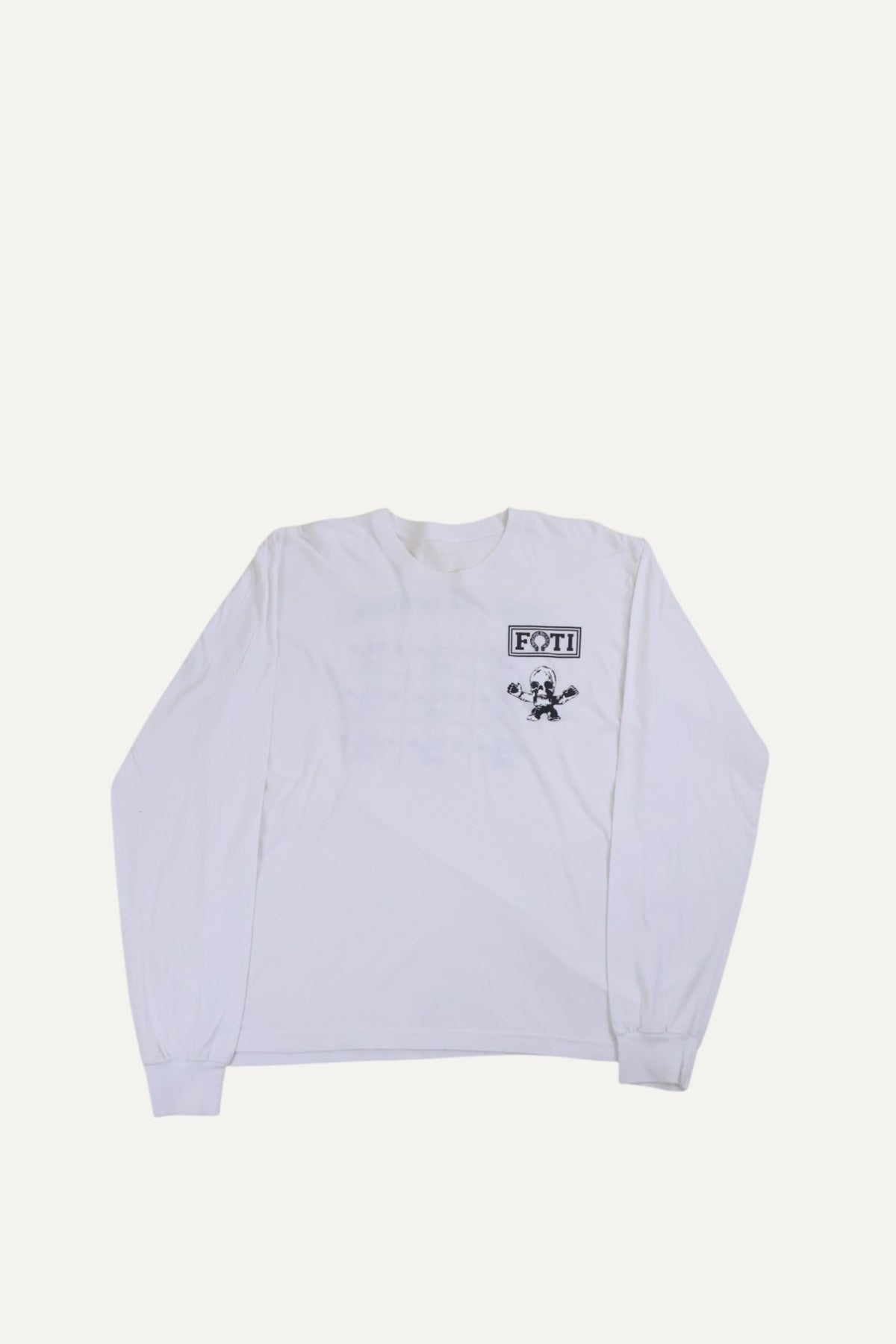 White Foti Long sleeve t shirt