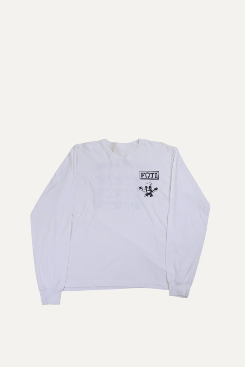 White Foti Long sleeve t shirt