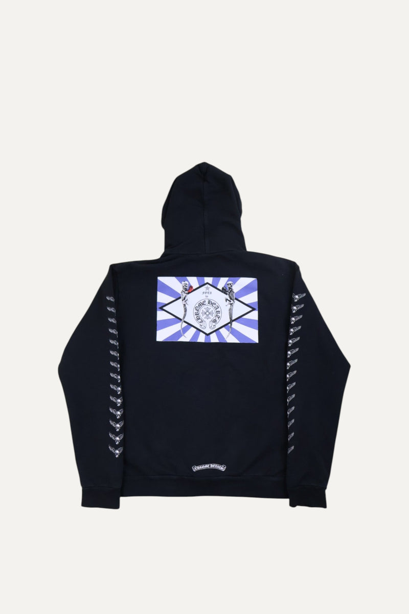 Foti Skull Flag Zip Up Jacket