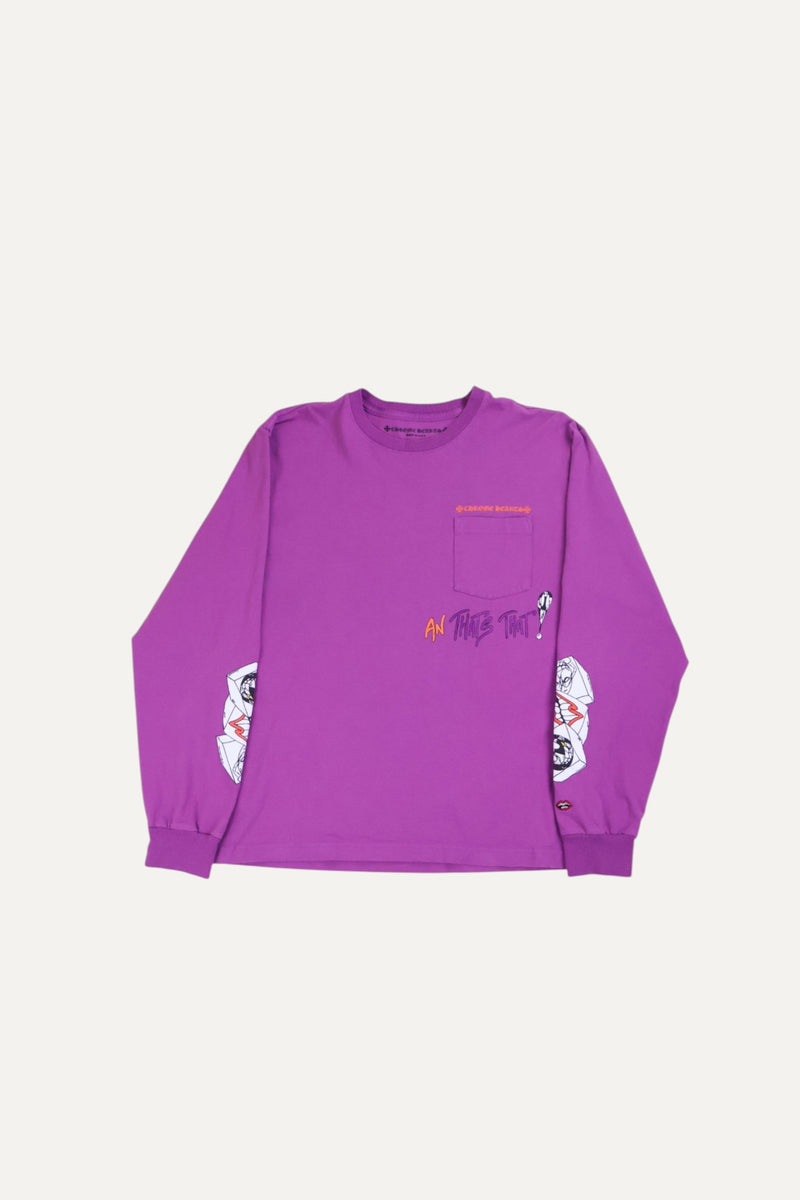 MATTY BOY PURPLE I WANT MORE NOT LESS LONG SLEEVE