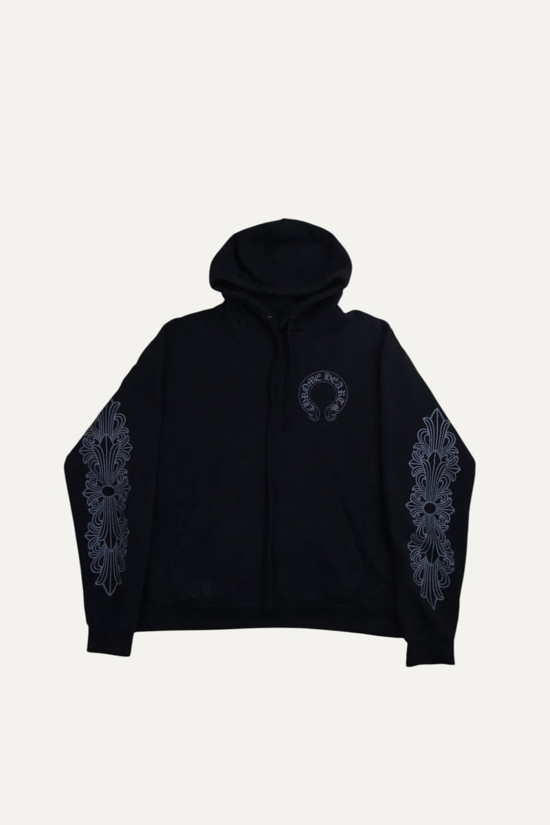 Grey Friends & Family Horseshoe Hoodie