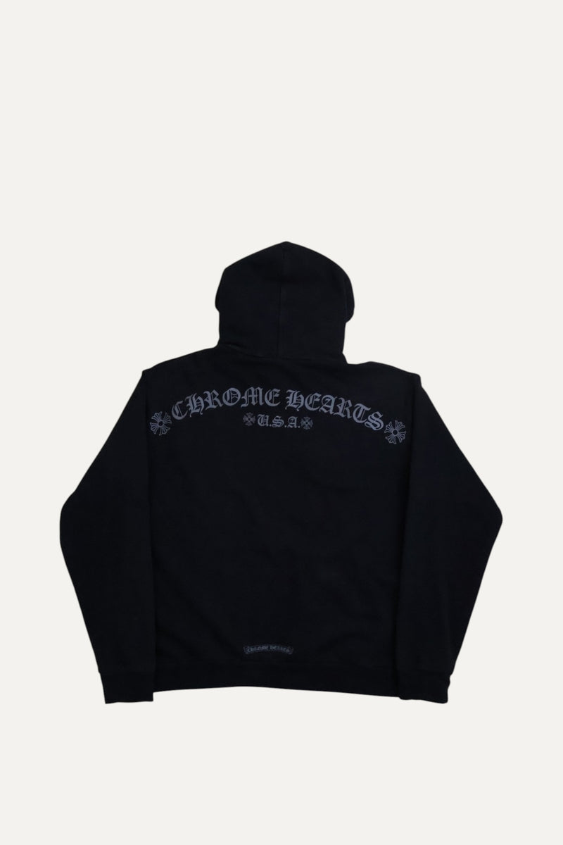 Grey Friends & Family Horseshoe Hoodie