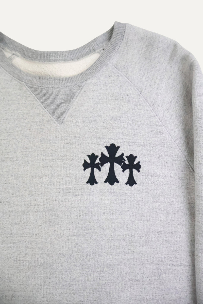 Seven-11 CH Logo Grey Crewneck