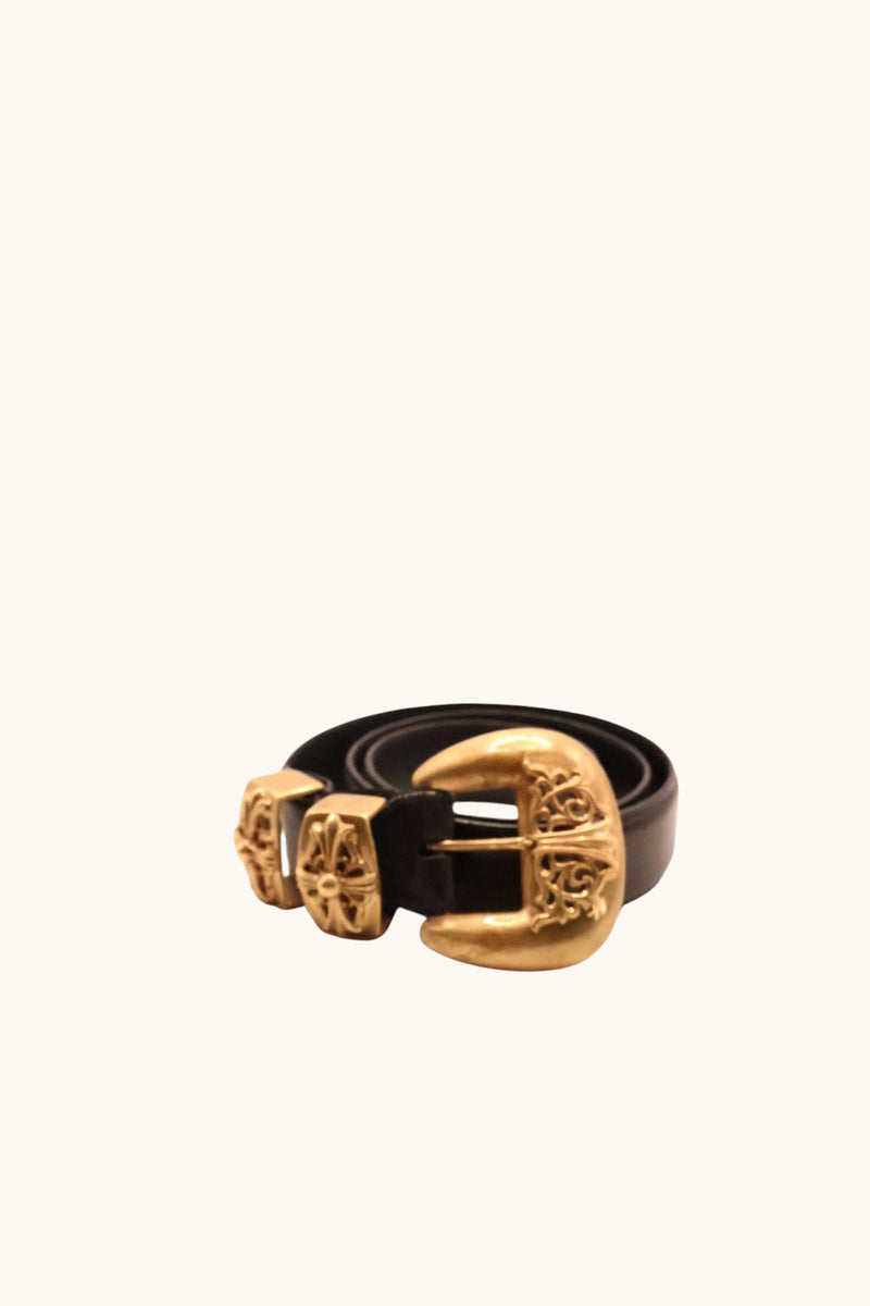 Bronze 4 Piece Western Belt