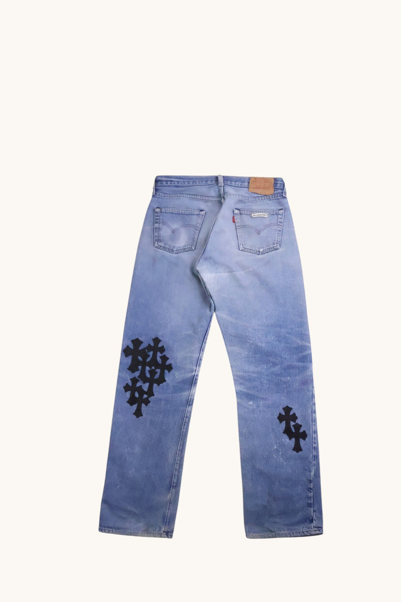 Levi's 501 Cross Patch Jeans