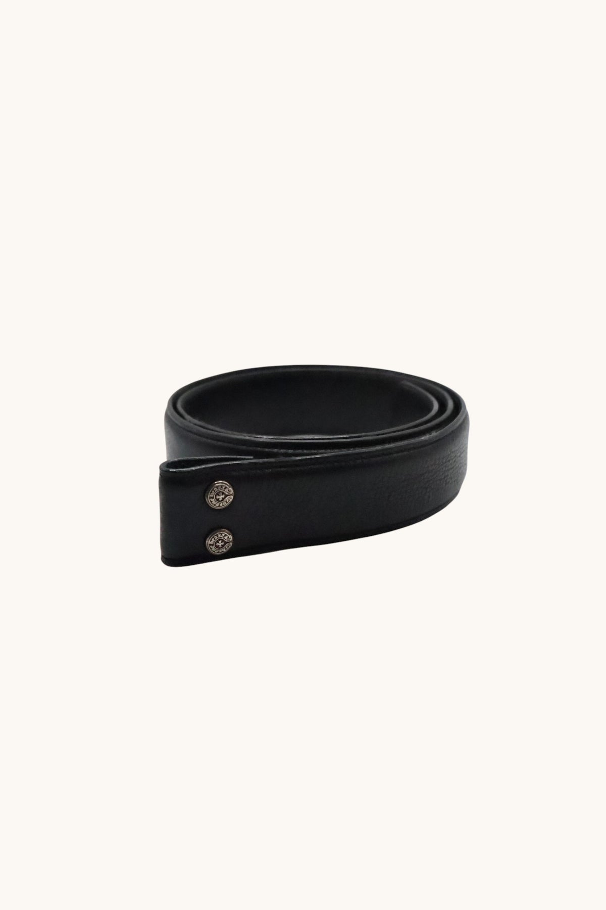 Black Leather Belt Strap