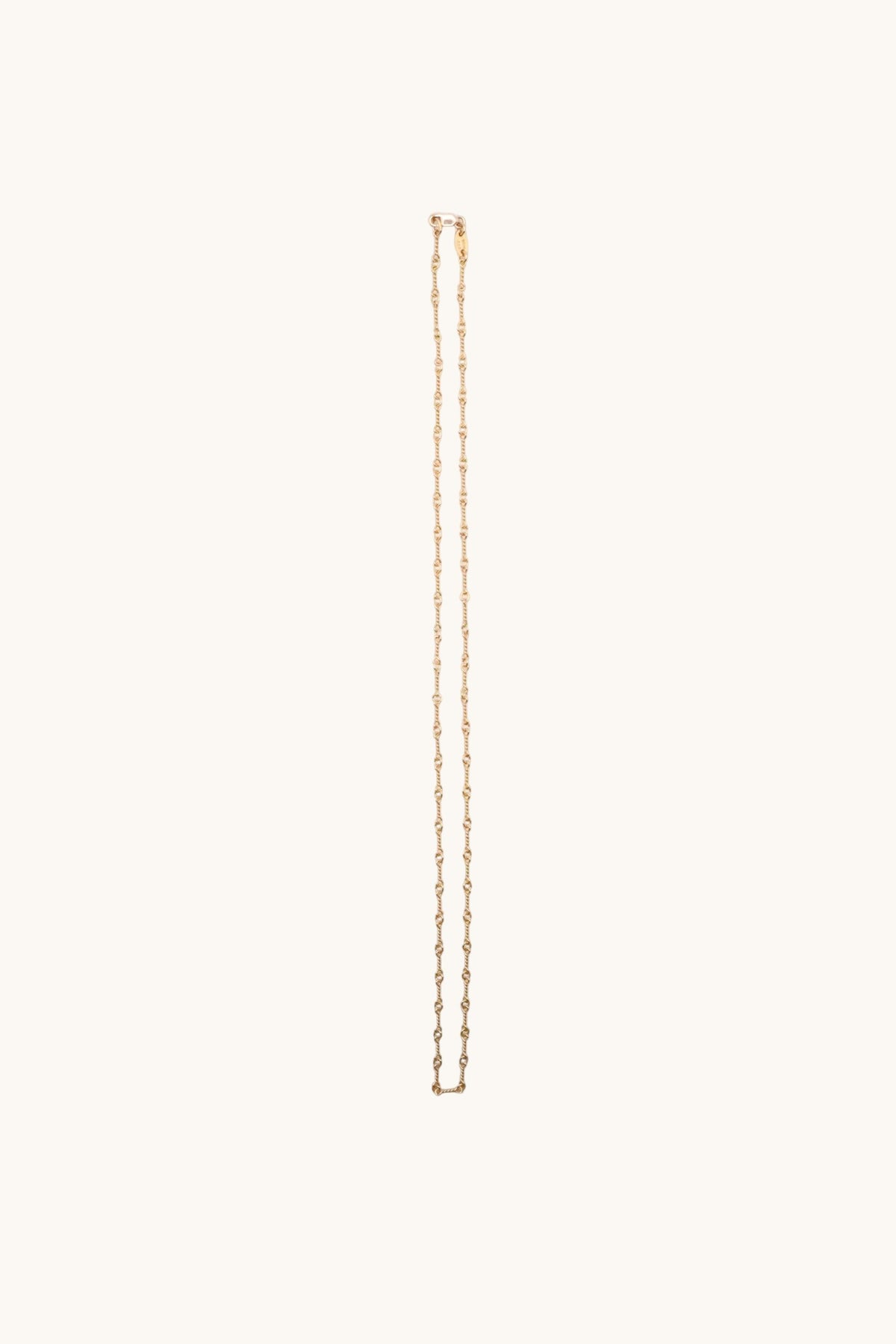 22k gold twist chain