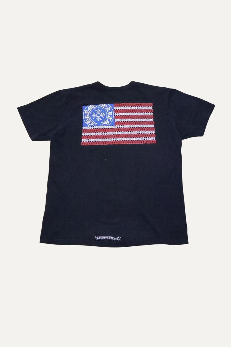 american flag black t shirt