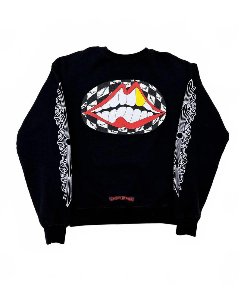 Chrome Hearts Matty Boy Flower Chomper Crew Neck